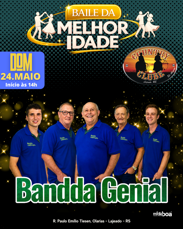 Domingo - Baile da Melhor Idade - Bandda Genial